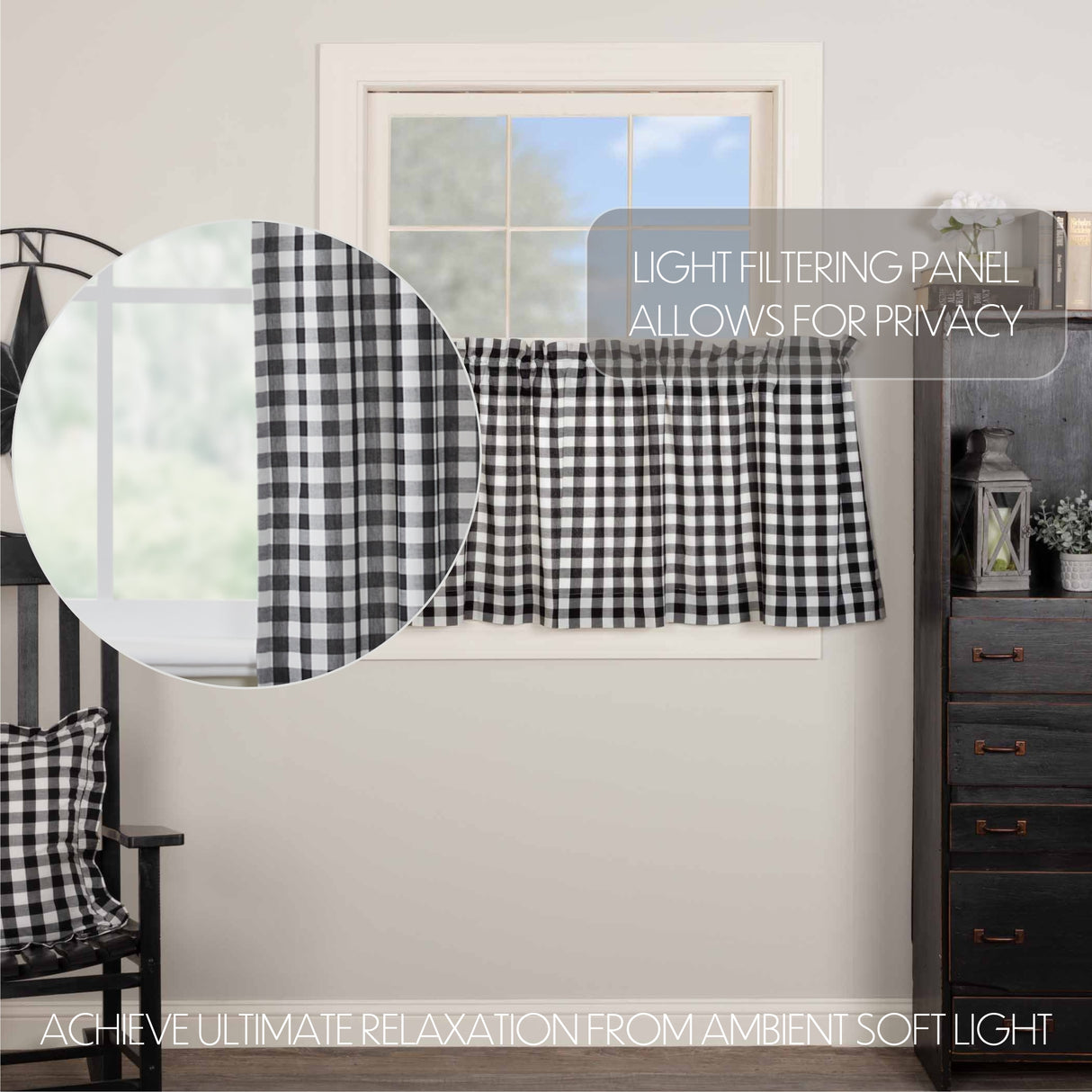 Annie Buffalo Check Curtain Set