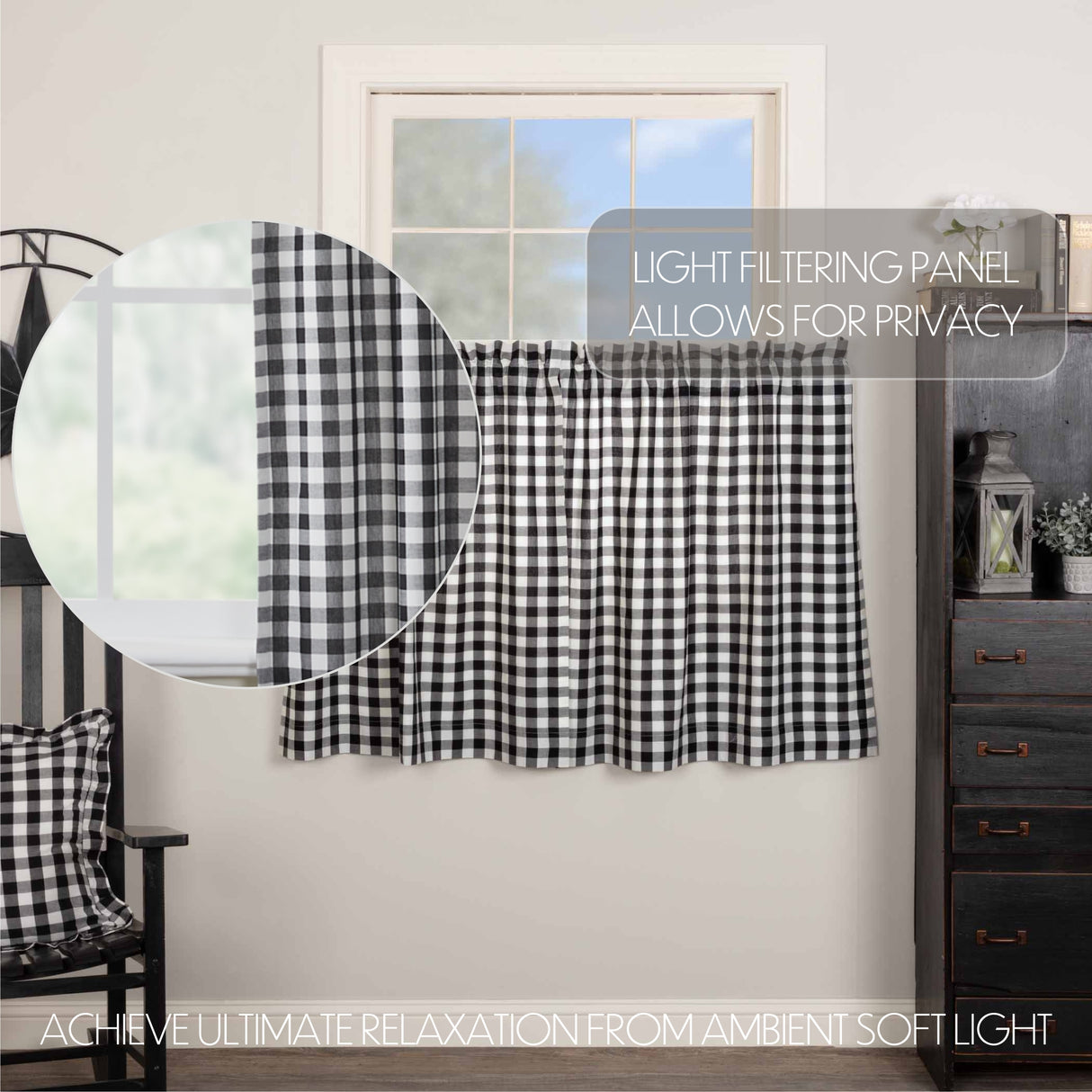 Annie Buffalo Check Curtain Set