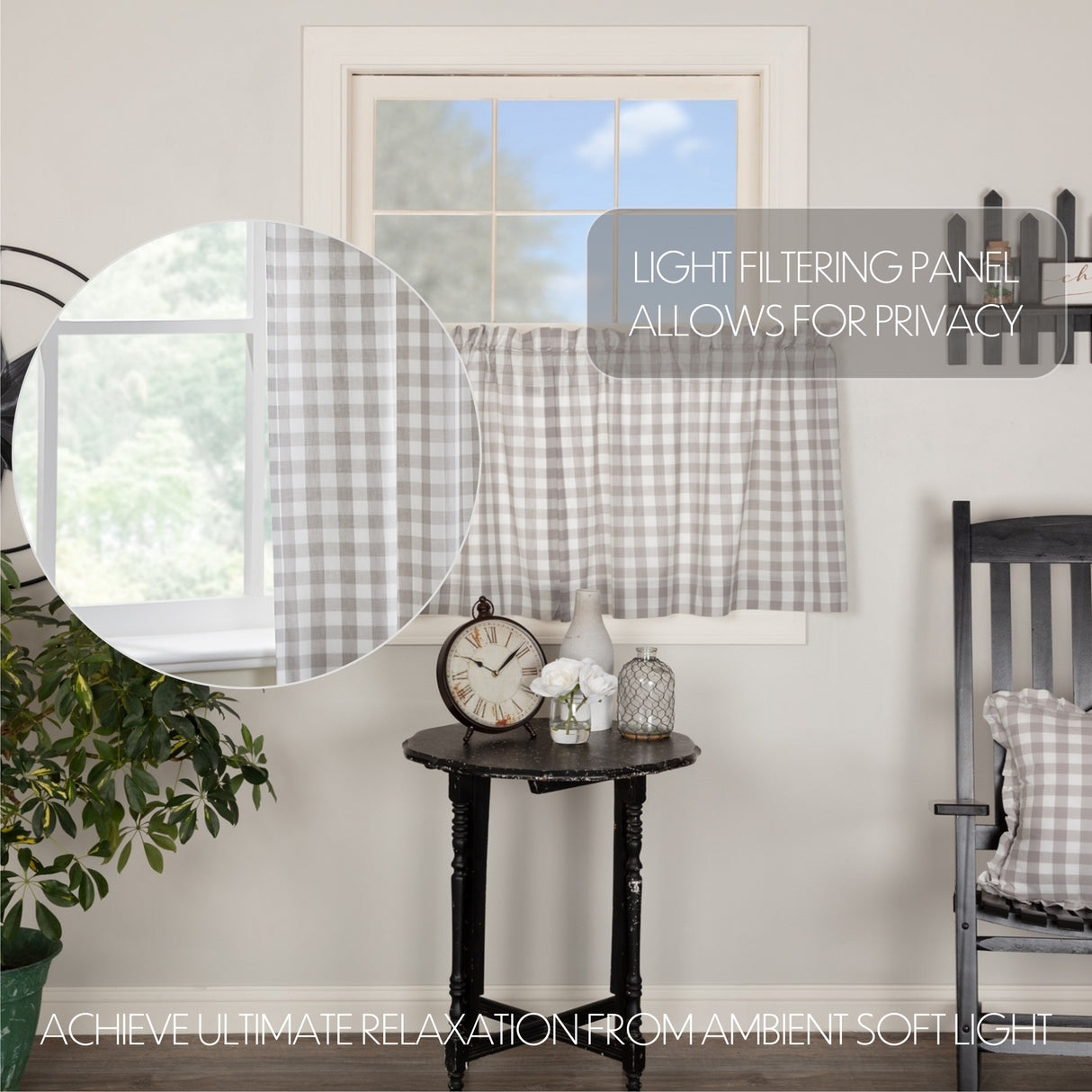 Annie Buffalo Check Curtain Set