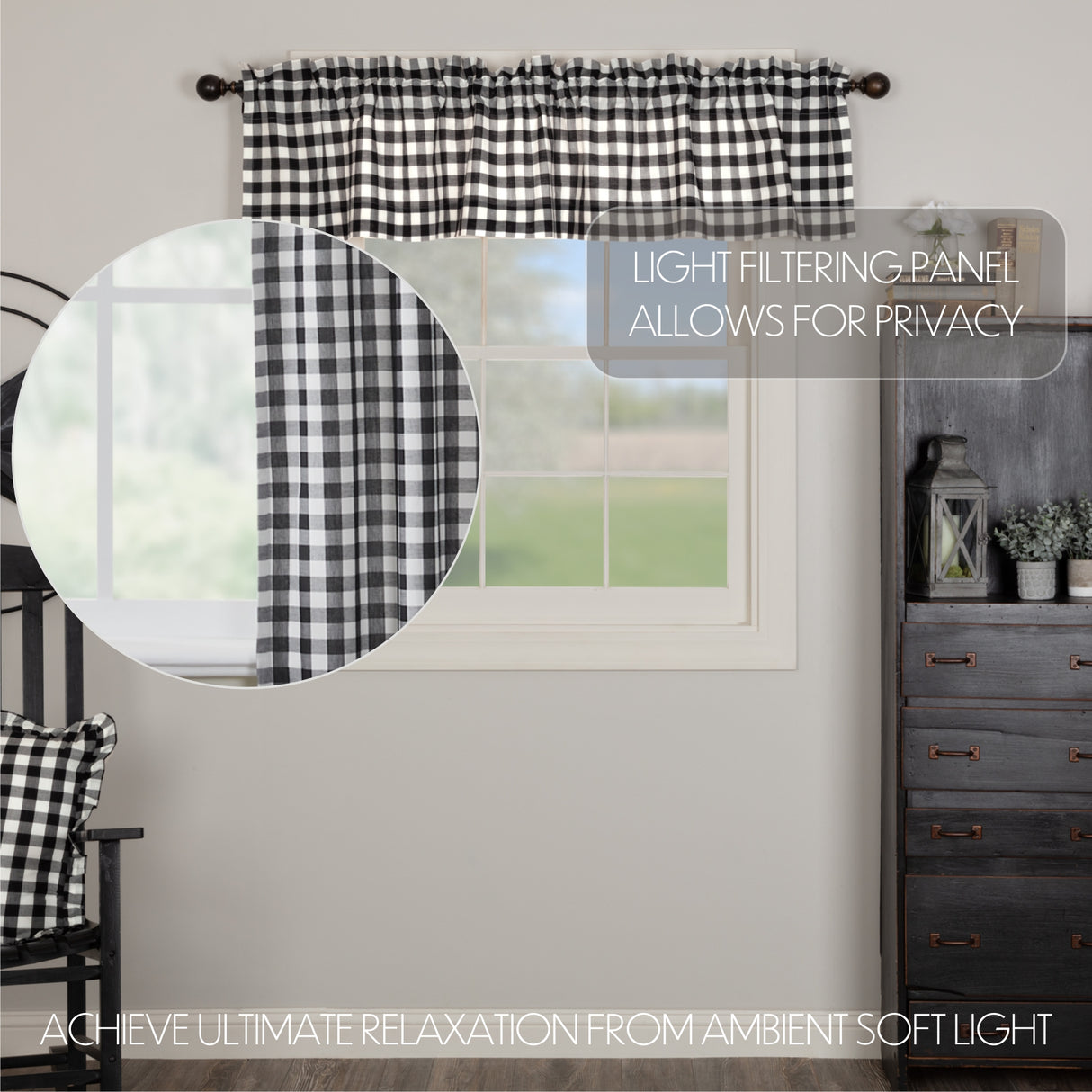 Annie Buffalo Check Curtain Set