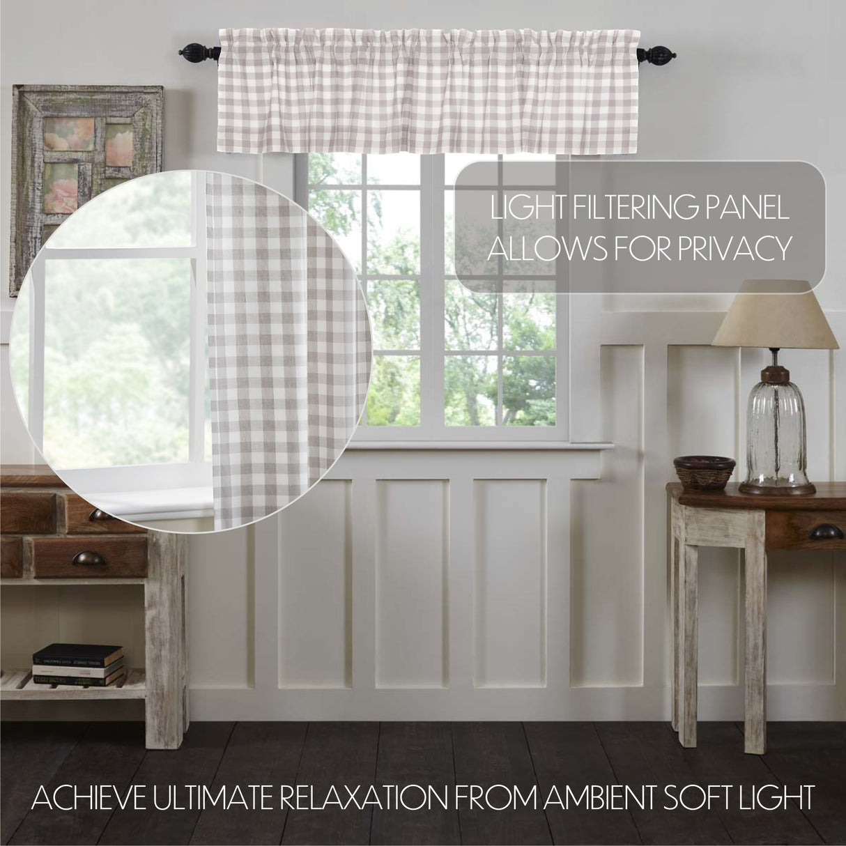 Annie Buffalo Check Curtain Set