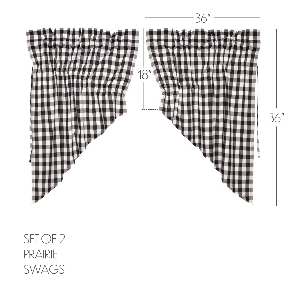 Annie Buffalo Check Curtain Set