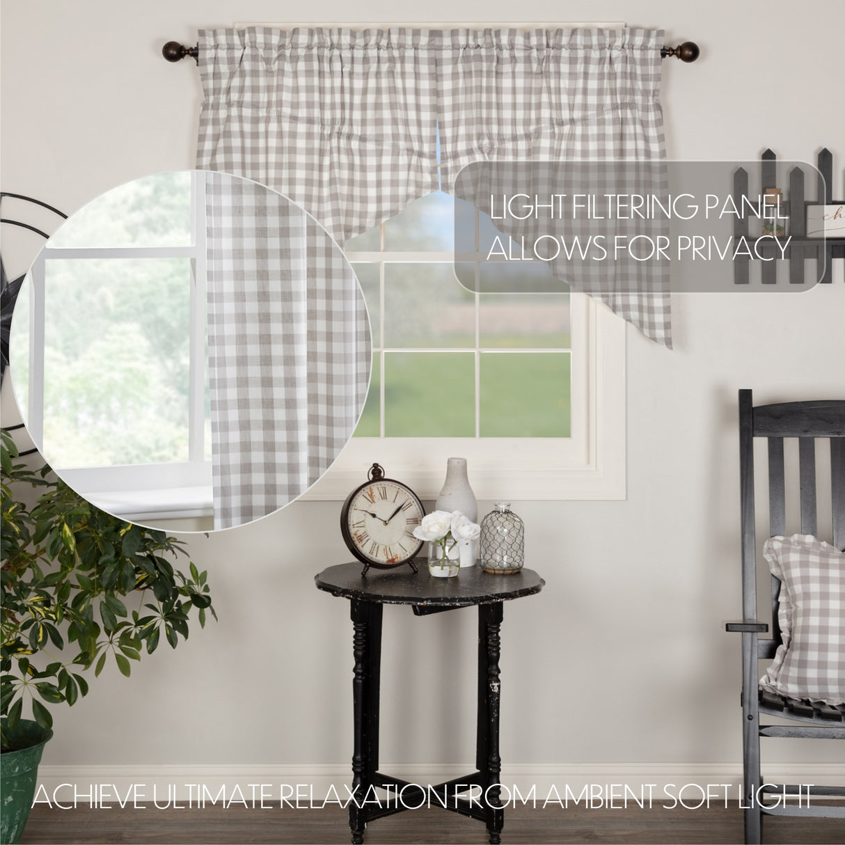 Annie Buffalo Check Curtain Set