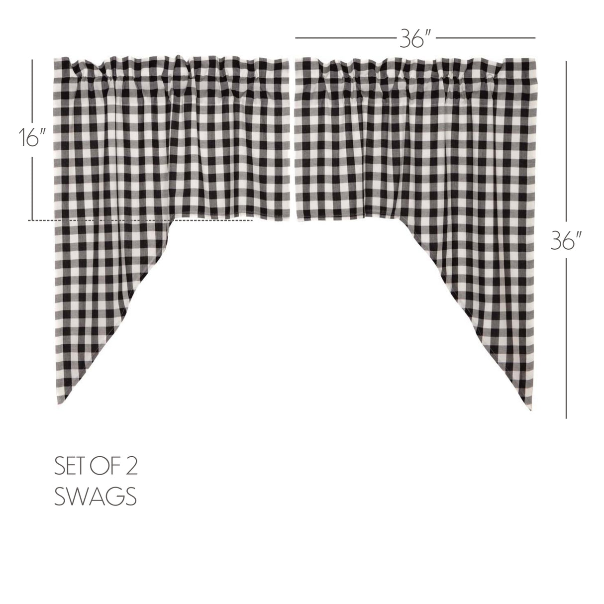 Annie Buffalo Check Curtain Set