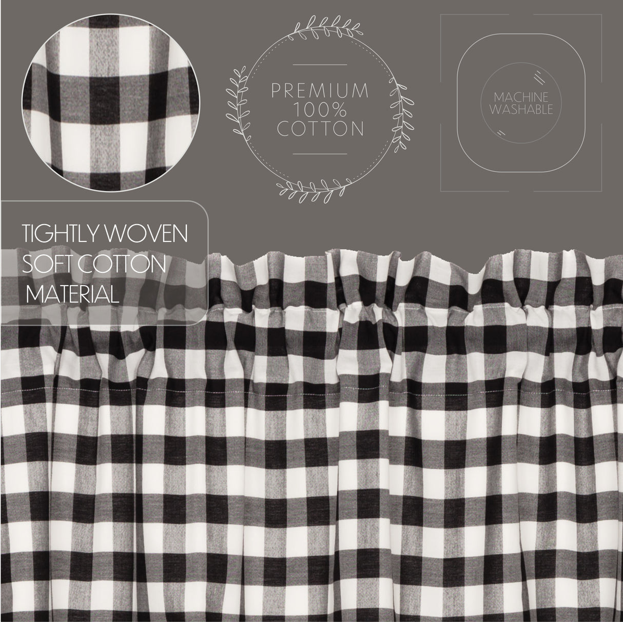 Annie Buffalo Check Curtain Set