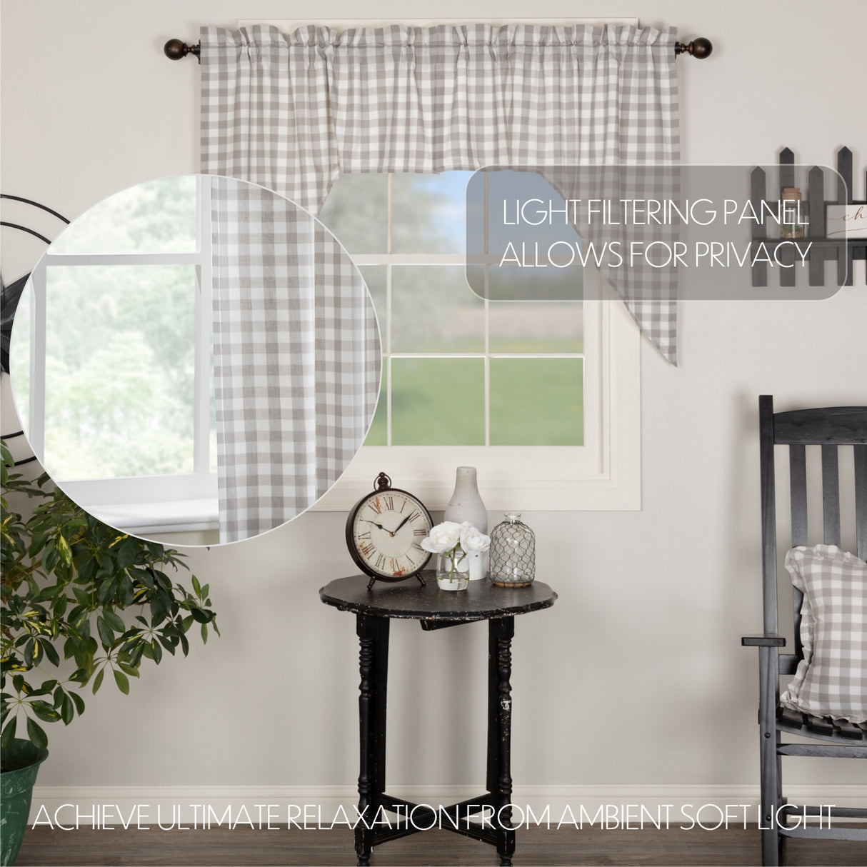 Annie Buffalo Check Curtain Set