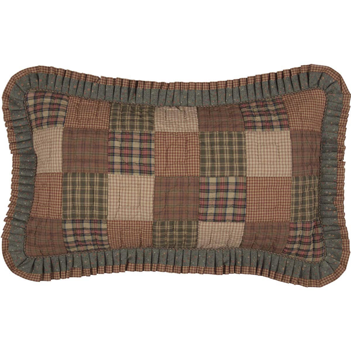Crosswoods King Sham 21x37, Set of 2