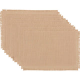 Rustic & Lodge Holiday Tabletop & Kitchen-Jute Burlap Natural Tan kitchen-linen-sets, Placemat 12x18, 12 Pack