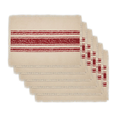 42449-Yuletide-Burlap-Red-Stripe-Placemat-Set-of-6-13x19-image-4