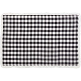 Emmie Black Placemat Set of 6 12x18