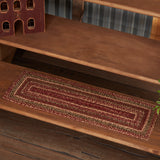 Cider Mill Jute Stair Tread Rect Latex 8.5x27, Set of 7