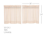 Simple Life Flax Curtain Set