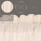 Simple Life Flax Curtain Set