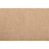 Burlap Fringed Bed Skirt