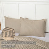 Sawyer Mill Charcoal Ticking Stripe Standard Sham 21x27, Set of 2