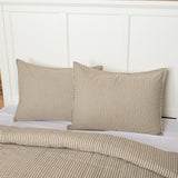 Sawyer Mill Charcoal Ticking Stripe Standard Sham 21x27, Set of 2