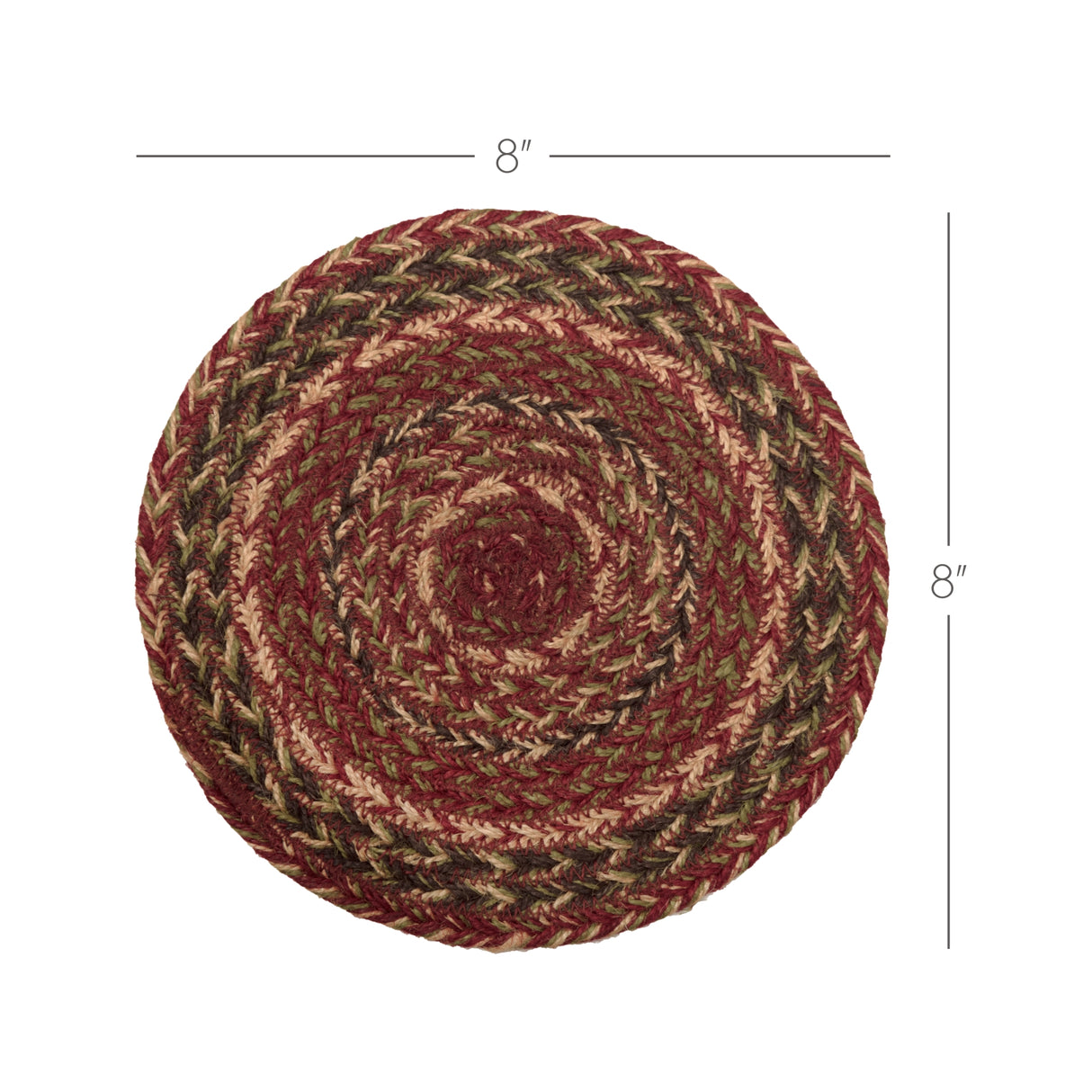 Cider Mill Jute Trivet 8, Set of 3