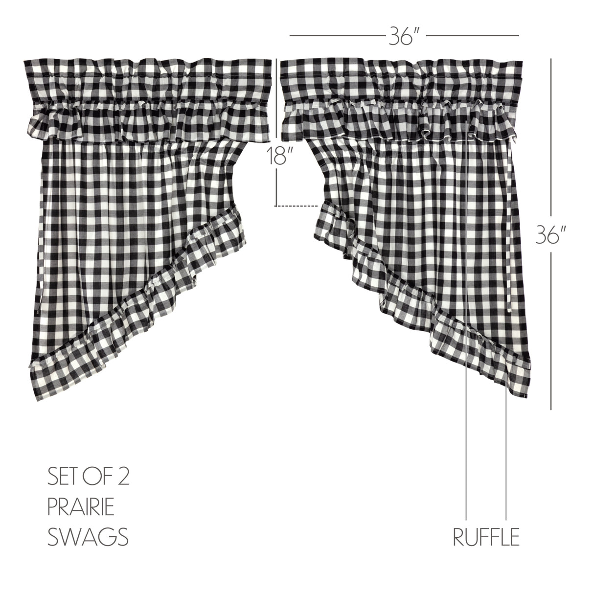 Annie Buffalo Check Curtain Set