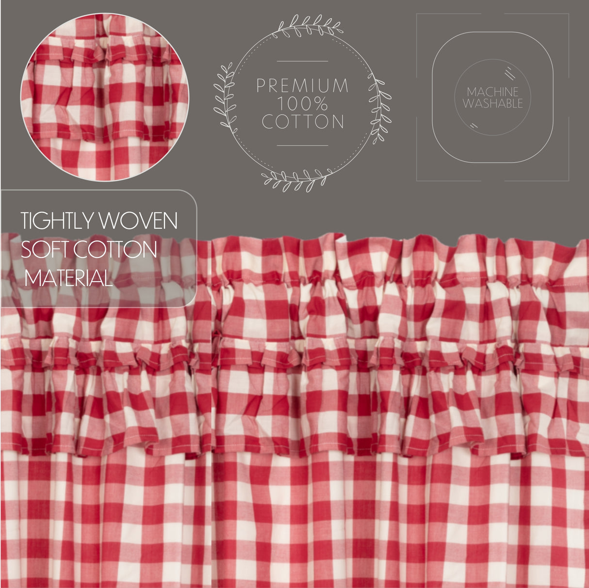 Annie Buffalo Check Curtain Set