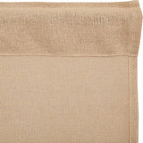 Burlap Vintage Prairie Short Panel Set of 2 63x36x18