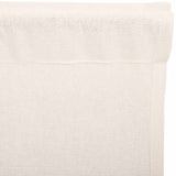 Burlap Antique White Prairie Long Panel Set of 2 84x36x18