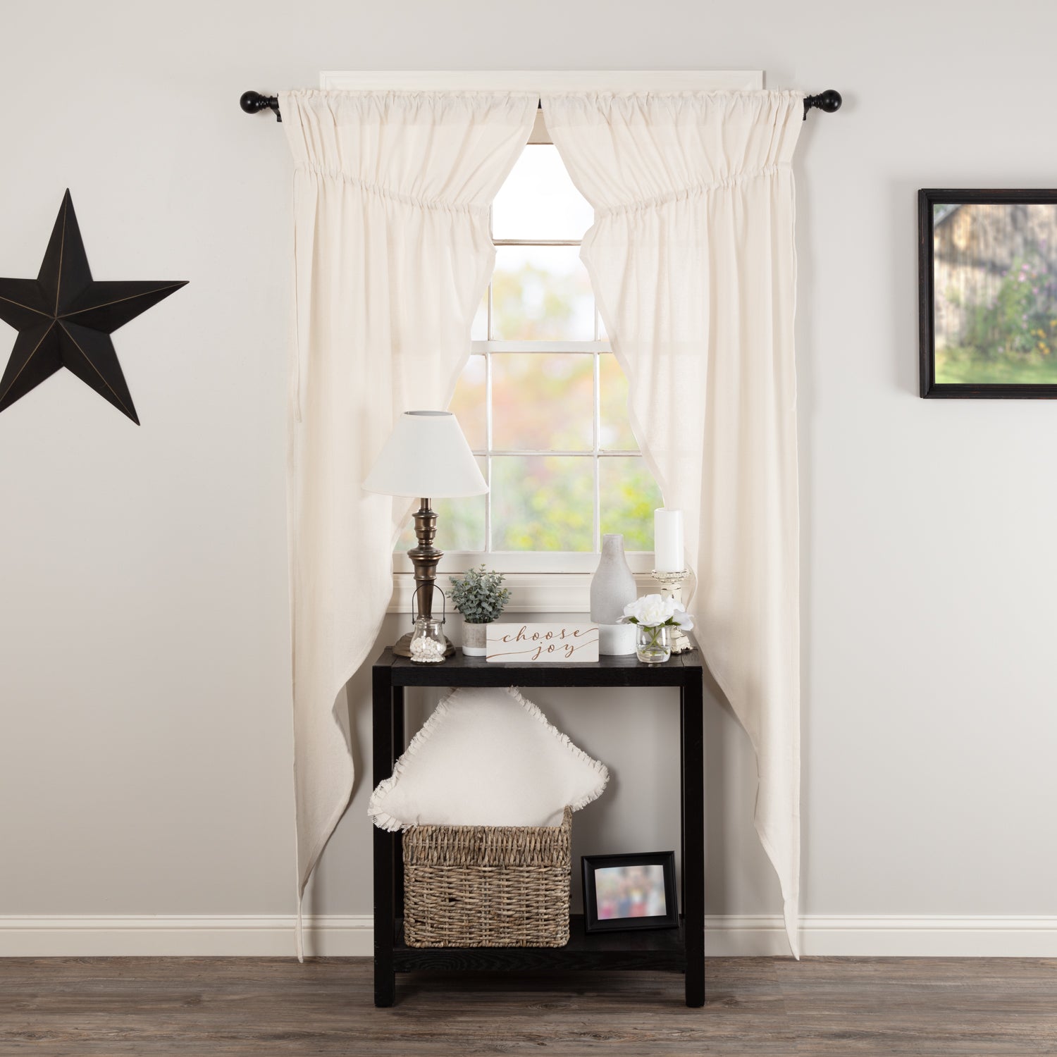 VHC Brands Burlap Prairie Panel - Thumbnail 3