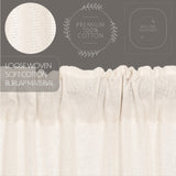 Burlap Antique Curtain Set