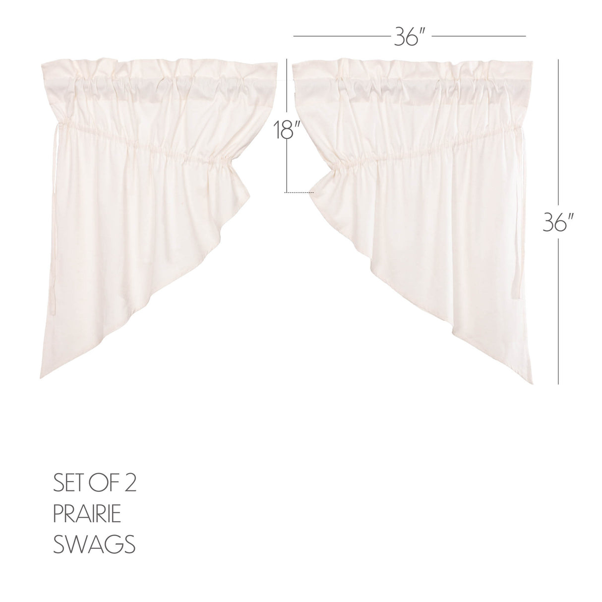 Simple Life Flax Curtain Set