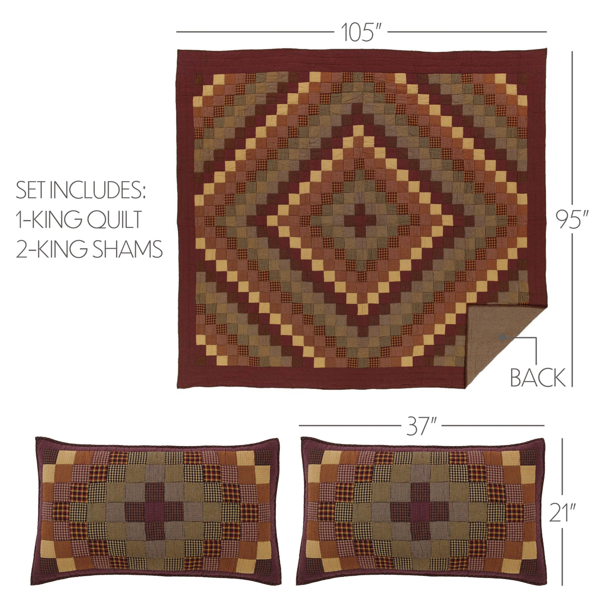Heritage Farms Quilt Set, Quilt w/ Sham