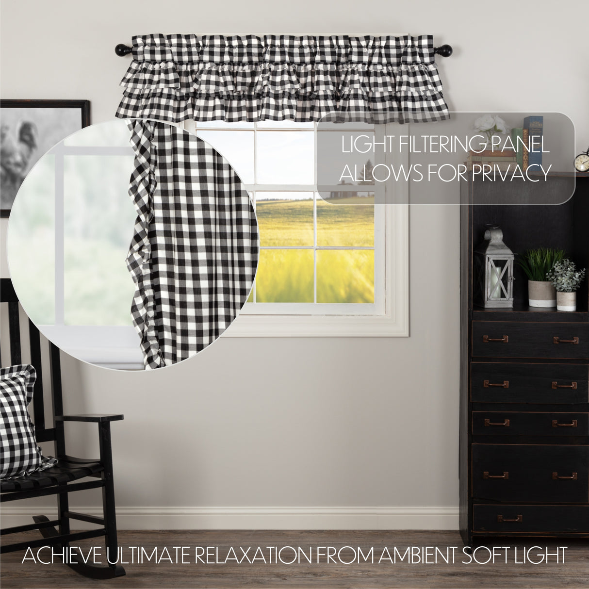 Annie Buffalo Check Curtain Set