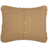 Burlap Natural Sham, Set of 2