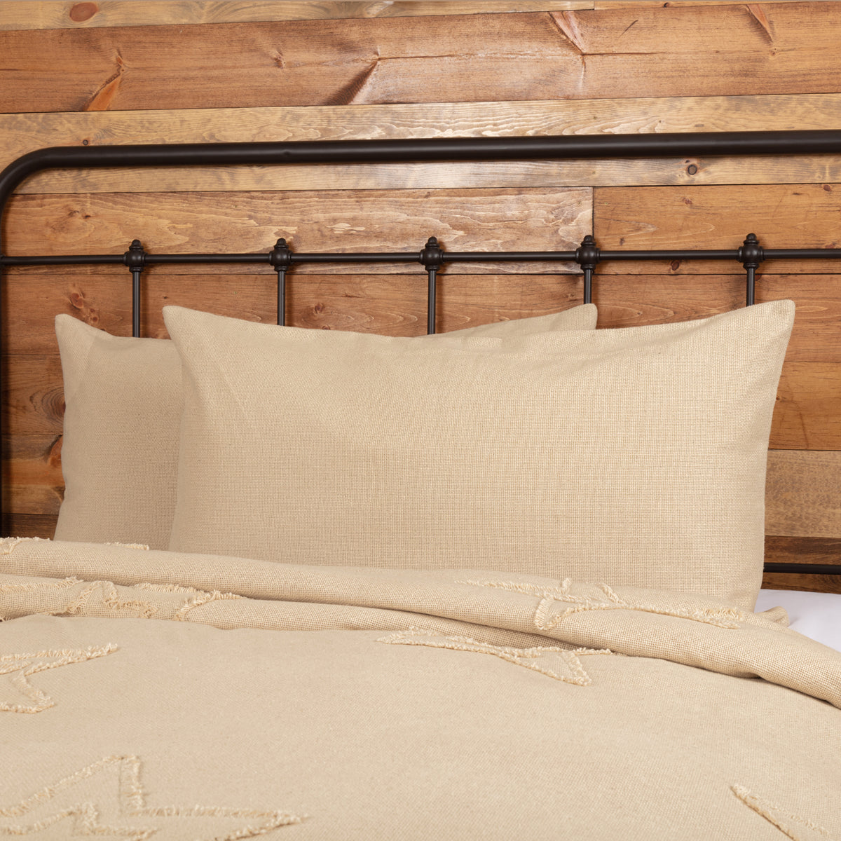 Burlap Vintage Sham, Set of 2