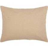 Burlap Vintage Standard Sham 21x27, Set of 2