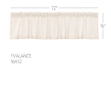 Burlap Antique Curtain Set