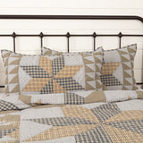 Dakota Star Farmhouse Blue King Sham 21x37, Set of 2