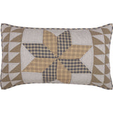 Dakota Star Farmhouse Blue King Sham 21x37, Set of 2