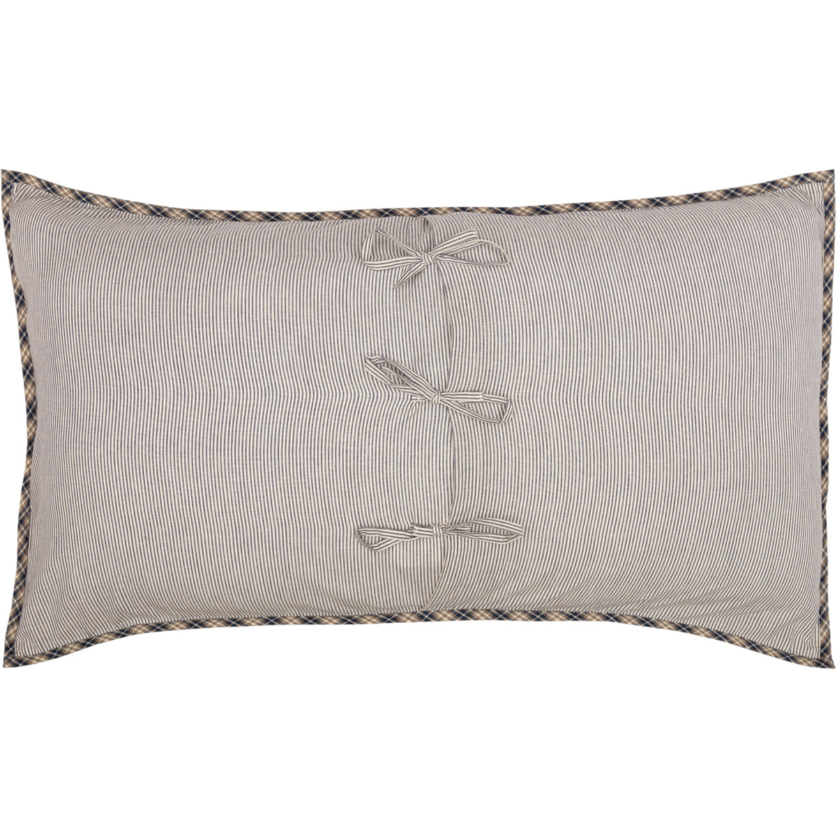 Dakota Star Farmhouse Blue King Sham 21x37, Set of 2