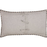 Dakota Star Farmhouse Blue King Sham 21x37, Set of 2