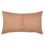 Rory Schoolhouse Red King Sham 21x37
