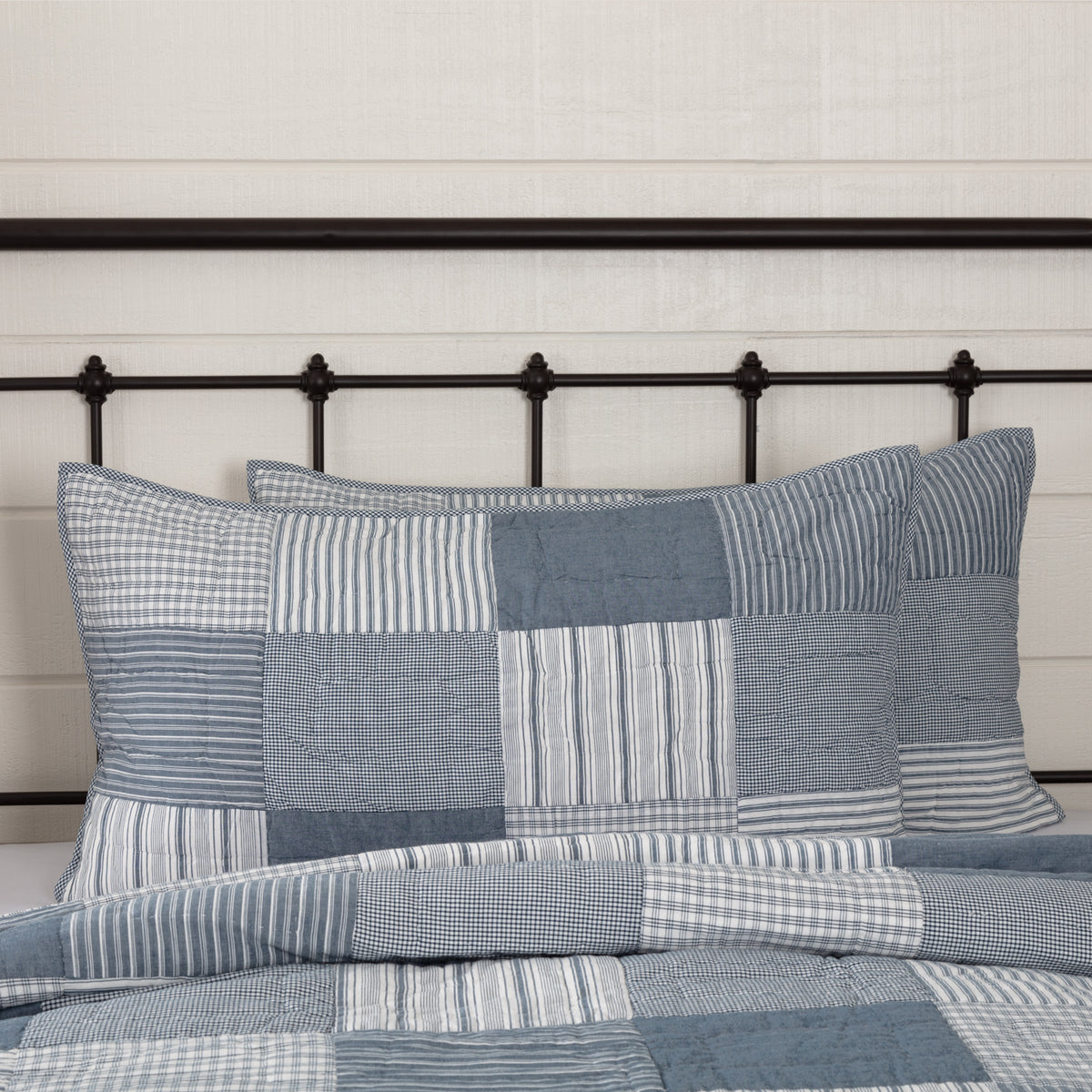 Sawyer Mill Blue King Sham 21x37, Set of 2