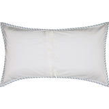 Sawyer Mill Blue Ticking Stripe King Sham 21x37, Set of 2