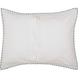 Sawyer Mill Blue Ticking Stripe Standard Sham 21x27, Set of 2