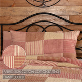 Sawyer Mill Red King Sham 21x37, Set of 2