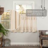 Simple Life Flax Curtain Set