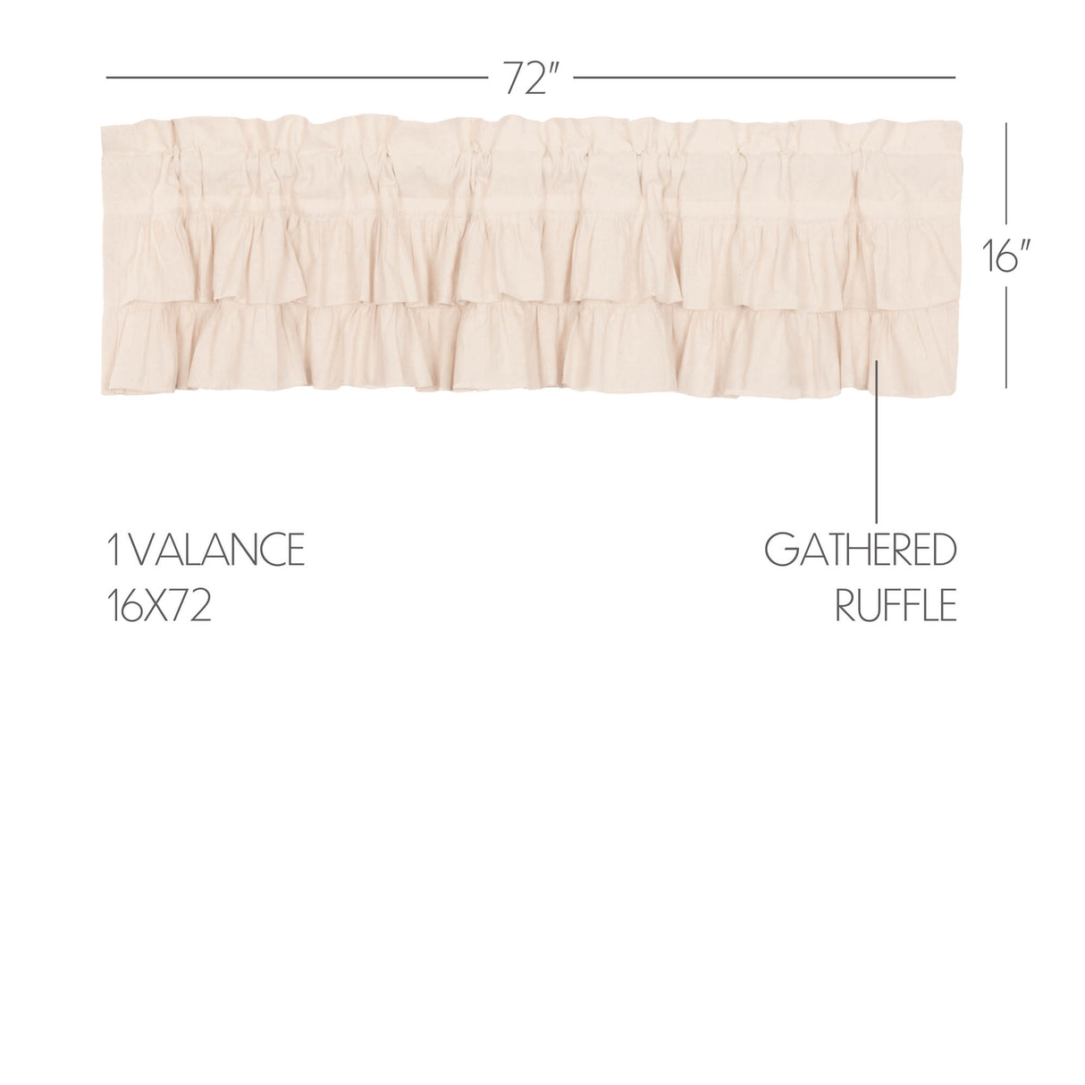 Simple Life Flax Curtain Set