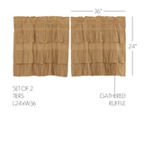 Simple Life Flax Curtain Set