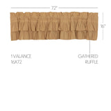 Simple Life Flax Curtain Set