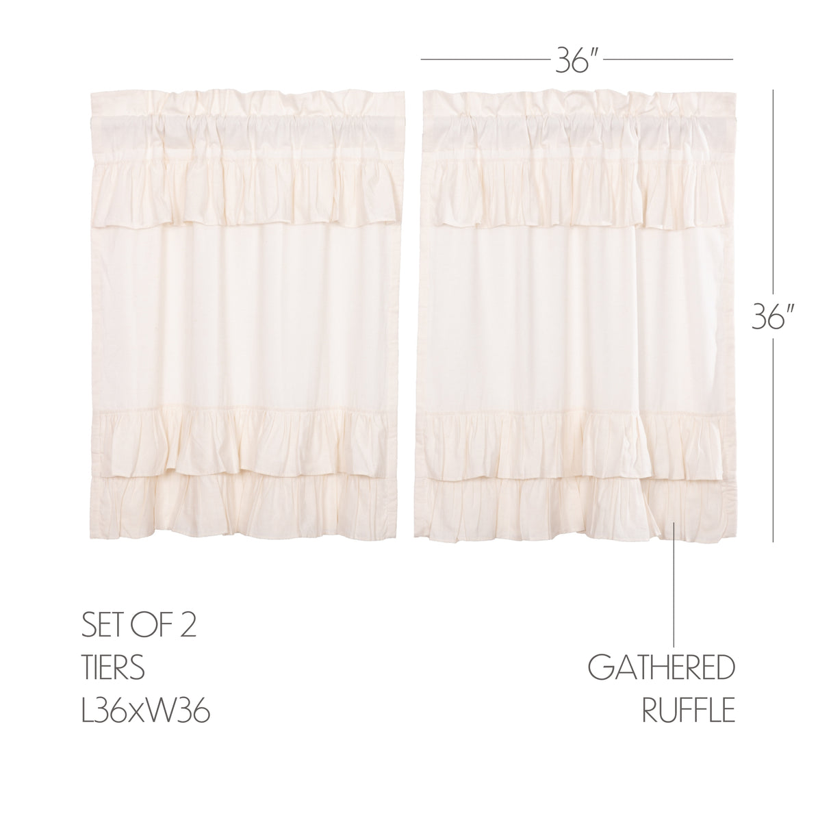 Simple Life Flax Curtain Set