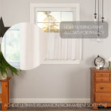 Simple Life Flax Curtain Set