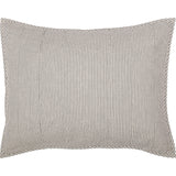 Hatteras Seersucker Blue Ticking Stripe Standard Sham 21x27, Set of 2